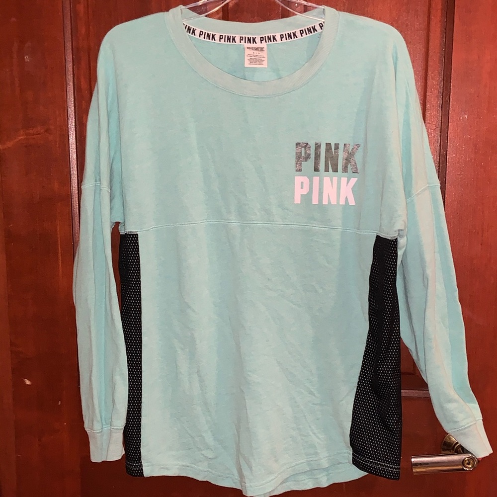 Victoria’s Secret PINK mint sweatshirt
